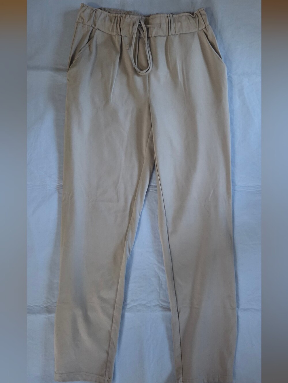 Rachel Zoe Beige Drawstring Chinos for Men